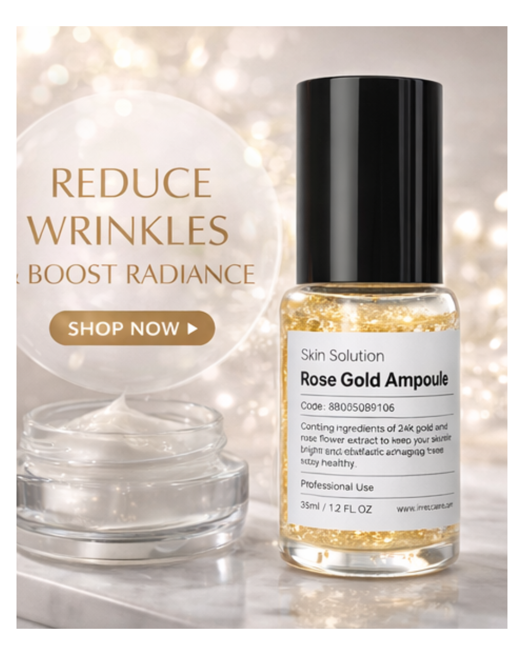 Rose Gold Ampoule 35ml - Image 3